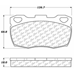 D0671A Semi-Met Disc Brake Pads: Front - Land Rover SUV