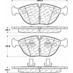 D0682 Semi-Met Disc Brake Pads: Front - Audi, Bentley, BMW, Chrysler, Mercedes, Volkswagen
