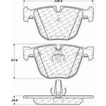 D0919 Semi-Met Disc Brake Pads: Rear - Bentley, BMW, SUV