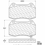 D0960 Semi-Met Disc Brake Pads: Front - Infiniti, Nissan