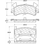 D0988 Semi-Met Disc Brake Pads: Front - Chevrolet Pickup, GMC Pickup