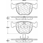 D0992 Semi-Met Disc Brake Pads: Front - Land Rover SUV