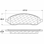D1022 Semi-Met Disc Brake Pads: Front - Ford Van, Mercury Van