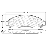 D1039 Semi-Met Disc Brake Pads: Front - Chevrolet Pickup, GMC Pickup, Isuzu Pickup