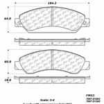 D1092 Semi-Met Disc Brake Pads: Front - Cadillac SUV, Chevrolet Pickup, SUV, GMC Pickup, SUV