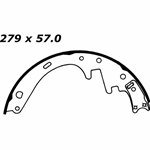 RBS 263 Relined Brake Shoes: 11.03