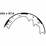 RBS 332 Relined Brake Shoes: 10
