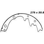 RBS 449 Relined Brake Shoes: 11