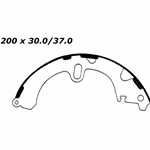 RBS 551 Relined Brake Shoes: 7.87