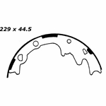 RBS 569R Relined Severe Duty Brake Shoes: 9