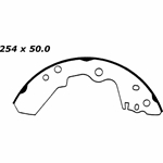 RBS 619 Relined Brake Shoes: 10