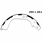 RBS 631 Relined Brake Shoes: 11.61