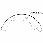 RBS 665 Relined Brake Shoes: 9.84