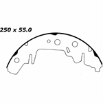 RBS 703R Relined Brake Shoes: 9.84