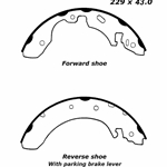 RBS 736 Relined Brake Shoes: 9