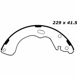 RBS 760 Relined Brake Shoes: 9