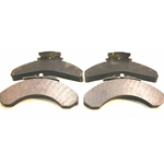 D0268 Severe Duty Disc Brake Pads: Front and Rear - Freightliner, Mack