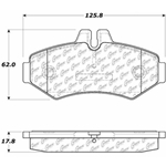 D0928 Severe Duty Disc Brake Pad Set