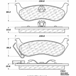 D0932 Severe Duty Disc Brake Pads: Rear - Ford, Lincoln, Mercury