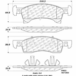 D0934 Severe Duty Disc Brake Pads: Front - Ford SUV, Lincoln SUV
