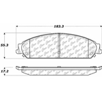 D1058 Severe Duty Disc Brake Pads: Front - Chrysler, Dodge