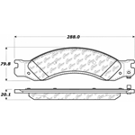 D1064 Severe Duty Disc Brake Pads: Rear - Chevrolet Truck, GMC Truck