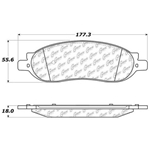 D1068 Severe Duty Disc Brake Pads: Rear - Ford Pickup