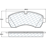 D1268 Severe Duty Disc Brake Pad Set