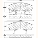 D0376 Heavy Duty Brake Pad - Buick, Chevy, Oldsmobile, Pontiac
