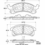 D0506 Heavy Duty Brake Pad - Buick, Chevy, Nissan, Oldsmobile, Pontiac
