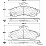 D0628 Heavy Duty Brake Pad - Chevy
