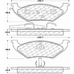 D0662 Heavy Duty Brake Pad - Ford, Mercury