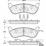 D0674 Heavy Duty Brake Pad - Ford, Lincoln, Mercury