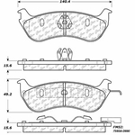 D0690 High Heat Formulation Disc Brake Pad Set - Ford, Mercury