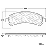 D0726 Heavy Duty Brake Pad - Chevy, GMC, Isuzu, Oldsmobile