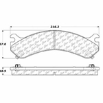 D0909S Heavy Duty Brake Pad - Chevy, GMC