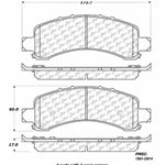 D0974S Heavy Duty Brake Pad - Chevy, GMC