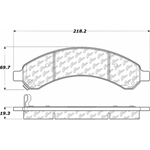 D0989S Heavy Duty Brake Pad - Chevy, GMC