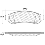 D1067 Heavy Duty Brake Pad - Ford