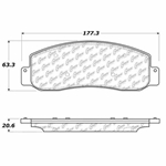 D1069 Heavy Duty Brake Pad - Ford