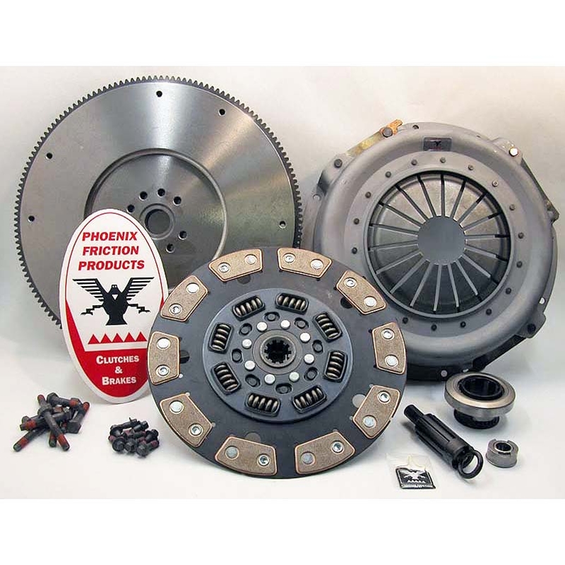 Stage 3 Ceramic Solid Flywheel Replacement Clutch Kit and Flywheel - Ford 7.3L IDI Diesel 1987 - 1994