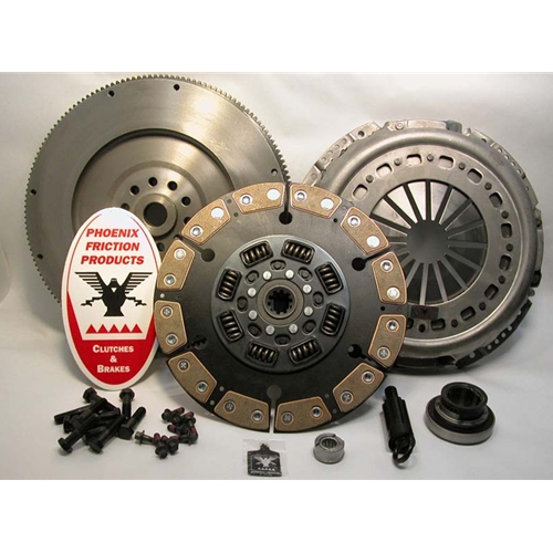 Stage 3 Ceramic Solid Flywheel Replacement Clutch Kit and Flywheel - Ford 7.3L Turbo Diesel 1994 - 1998