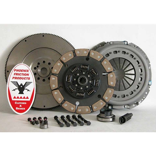 Stage 4 Ceramic Solid Flywheel Replacement Clutch Kit and Flywheel - Ford 7.3L Turbo Diesel 1994 - 1998