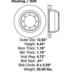 A high quality, direct fit OE replacement brake disc.