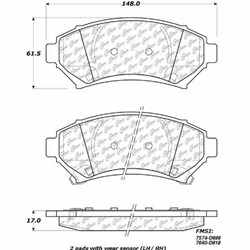 Click here to view larger image D0699 Ceramic Disc Brake Pads: Front - Buick, Cadillac, Chevrolet, Chevrolet, SUV, Oldsmobile, Pontiac, Pontiac SUV