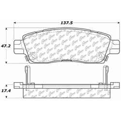Click here to view larger image D0883 Ceramic Disc Brake Pads: Rear - Buick SUV, Chevrolet SUV, GMC SUV, Isuzu SUV, Oldsmobile SUV, Saab SUV, Saturn, SUV