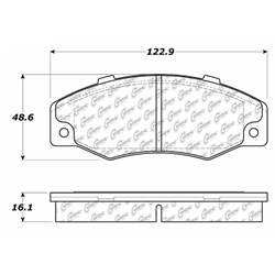 Click here to view larger image D0351 Semi-Met Disc Brake Pads: Front - Eagle