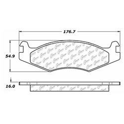Click here to view larger image D0651 Semi-Met Disc Brake Pads: Front and Rear - Hummer SUV