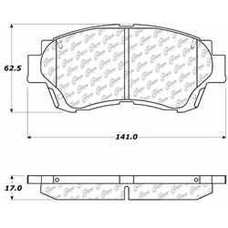D0476 Severe Duty Disc Brake Pads: Front - Lexus, Toyota