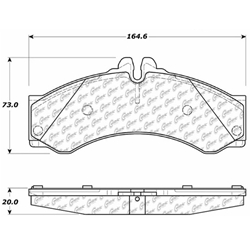 D0949 Severe Duty Disc Brake Pad Set